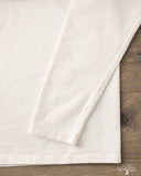 Studio d' Artisan Suvin Gold Loopwheel Long-Sleeve Henley Tee - White
