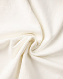 Studio d' Artisan Suvin Gold Loopwheel Long-Sleeve Henley Tee - White