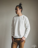 Studio d' Artisan Suvin Gold Loopwheel Long-Sleeve Tee - White