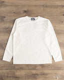 Studio d' Artisan Suvin Gold Loopwheel Long-Sleeve Tee - White