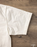 Studio d' Artisan Suvin Gold Loopwheel Short-Sleeve Henley Tee - White