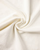 Studio d' Artisan Suvin Gold Loopwheel Short-Sleeve Henley Tee - White
