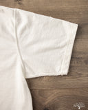 Studio d' Artisan Suvin Gold Loopwheel Short-Sleeve Tee - White