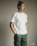 Studio d' Artisan Suvin Gold Loopwheel Short-Sleeve Tee - White