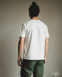Studio d' Artisan Suvin Gold Loopwheel Short-Sleeve Tee - White
