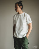 Studio d' Artisan Suvin Gold Loopwheel Short-Sleeve Tee - White