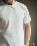 Studio d' Artisan Suvin Gold Loopwheel Short-Sleeve Tee - White