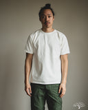 Studio d' Artisan Suvin Gold Loopwheel Short-Sleeve Tee - White