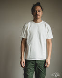 Studio d' Artisan Suvin Gold Loopwheel Short-Sleeve Tee - White