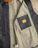 Studio D'Artisan D4650 Fox Cotton Denim Railroad Jacket