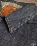 Studio D'Artisan D4650 Fox Cotton Denim Railroad Jacket