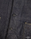 Studio D'Artisan D4650 Fox Cotton Denim Railroad Jacket