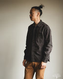 Studio D'Artisan Layered Color Denim Shirt - Kuro-Beni