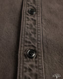 Studio D'Artisan Layered Color Denim Shirt - Kuro-Beni