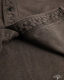 Studio D'Artisan Layered Color Denim Shirt - Kuro-Beni