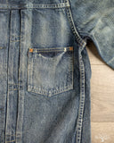 TCB Faded S40's Jacket - 13.5oz Indigo Denim