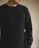 UES 60BW - Big Waffle T-Shirt - Black