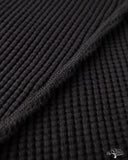 UES 60BW - Big Waffle T-Shirt - Black