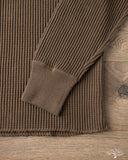 UES 60BW - Big Waffle T-Shirt - Brown