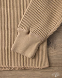 UES 60BW - Big Waffle T-Shirt - Sand Beige