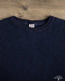 UES 60BW-I - Big Waffle T-Shirt - Indigo