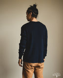 UES 60BW-I - Big Waffle T-Shirt - Indigo