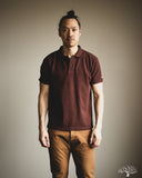UES 67LW Rahben Stitch Polo Shirt - Brown