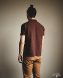 UES 67LW Rahben Stitch Polo Shirt - Brown