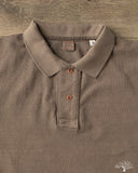 UES 67LW Rahben Stitch Polo Shirt - Greige