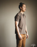 UES 67LW Rahben Stitch Polo Shirt - Greige