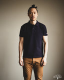 UES 67LW Rahben Stitch Polo Shirt - Navy