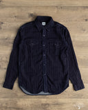 UES Herringbone Double Gauze Long-Sleeve Shirt - Indigo