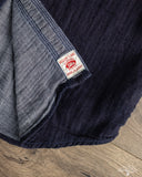 UES Herringbone Double Gauze Long-Sleeve Shirt - Indigo