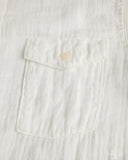 UES Herringbone Double Gauze Long-Sleeve Shirt - White