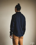 UES Indigo Cotton Viyella Shirt
