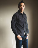 UES Indigo Stripe Selvedge Heavy Flannel