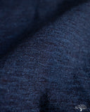 UES No. 7 Yarn-Dyed Indigo Henley T-Shirt