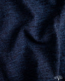 UES No. 7 Yarn-Dyed Indigo Henley T-Shirt