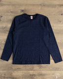 UES No. 7 Yarn-Dyed Indigo Long Sleeve T-Shirt