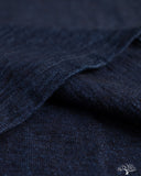 UES No. 7 Yarn-Dyed Indigo Long Sleeve T-Shirt
