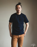 UES No. 7 Yarn-Dyed Indigo T-Shirt