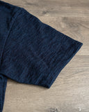 UES No. 7 Yarn-Dyed Indigo T-Shirt
