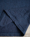 UES No. 7 Yarn-Dyed Indigo T-Shirt