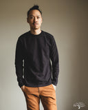UES No. 8 Slub Nep Long-Sleeve Tee - Black