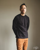UES No. 8 Slub Nep Long-Sleeve Tee - Black