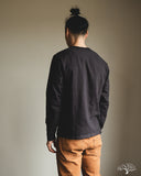 UES No. 8 Slub Nep Long-Sleeve Tee - Black