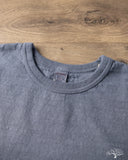 UES No. 8 Slub Nep Long-Sleeve Tee - Grey-Blue