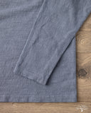 UES No. 8 Slub Nep Long-Sleeve Tee - Grey-Blue