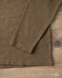 UES No. 8 Slub Nep Long-Sleeve Tee - Olive