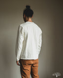 UES No. 8 Slub Nep Long-Sleeve Tee - White